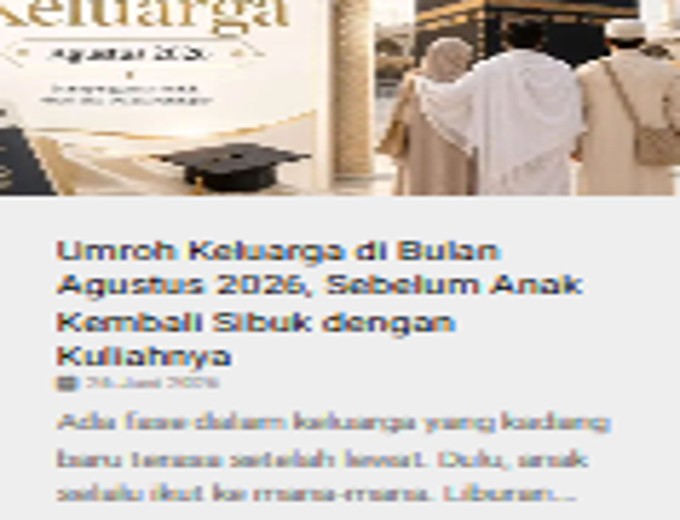 persiapan umroh keluarga